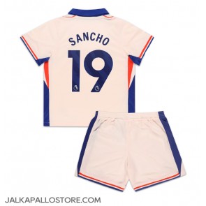 Chelsea Jadon Sancho #19 Vieraspaita Lapsille 2024-25 Lyhythihainen (+ shortsit)